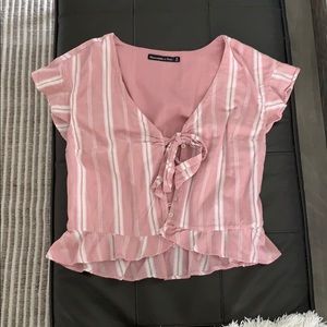 Pink Striped blouse